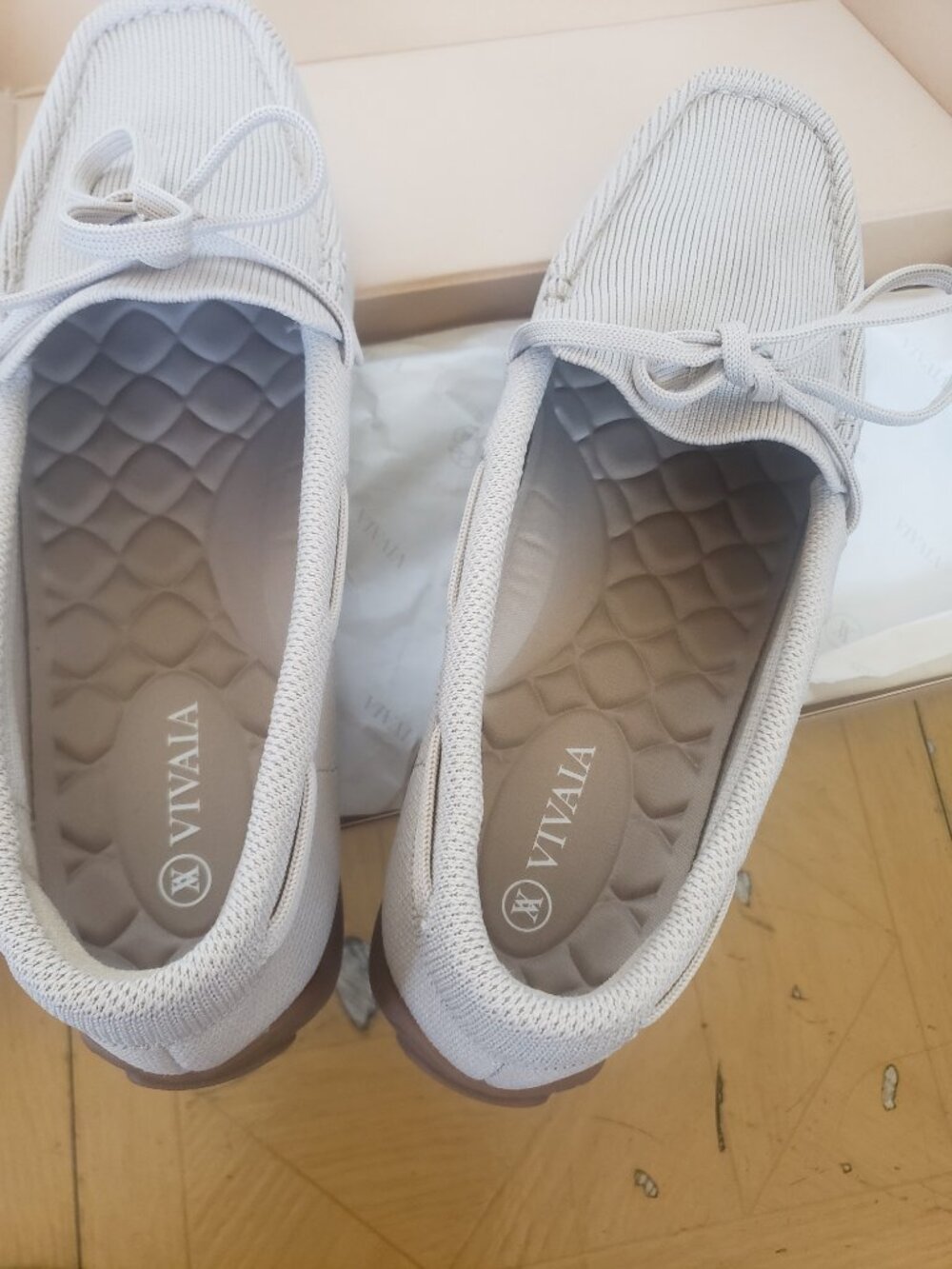 Vivaia Shoes White Cord like Size 39.5 or US Size 9